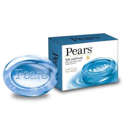 Pears Soft And Fresh Soap With Glycerin And Mint Extracts 75 G Jiomart