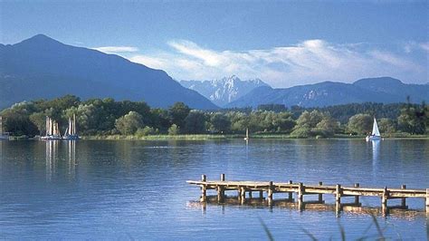 Wörthsee Badesee Oberbayern Bayern