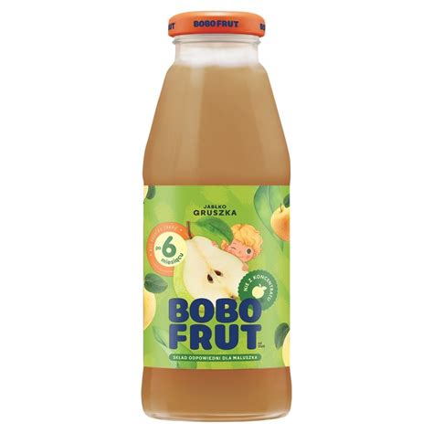 Bobo Frut Nektar owocowy jabłko gruszka po 6 miesiącu 300 ml Zakupy