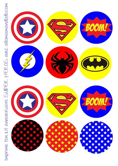 Avengers Cupcake Toppers Free Printable FREE PRINTABLE TEMPLATES