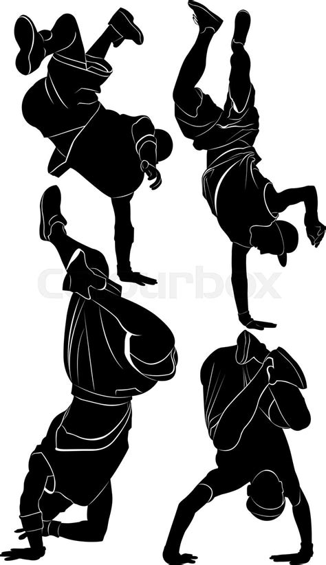 Collection Breakdance Break Dance Stock Vector Colourbox