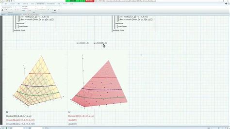 Mathcad P9 Plot 96 Interpolation Of 3d Data And Find The Contour Plot Line Youtube