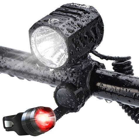 Super Bright Bike Light Usb Rechargeable Te Rich Lumens