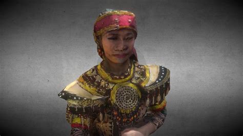 Native Visayan Abaniko Dance Group 3D Model By Budots Media