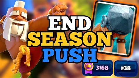 End Season Push With The Best Bridge Spam Deck Clash Royale Youtube