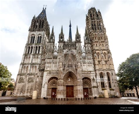 Cathédrale de notre dame de rouen Banque de photographies et dimages à