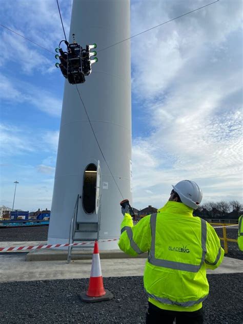 Uk Company Releases Wind Turbine Blade Inspection Robot