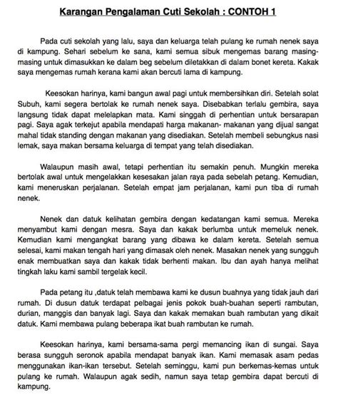 Contoh Karangan Cerita Pendek Robert Randall