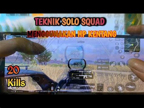 SOLO VS SQUAD 20kill Menggunakan Hp Kentang ASUS ZENFONE MAXPRO M1