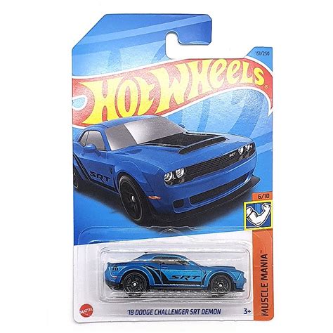 Hot Wheels Dodge Challenger Srt Demon Mini Hunts