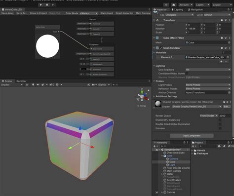 Blender Showing A Model With Vertex Painted Colours In Unity Stack