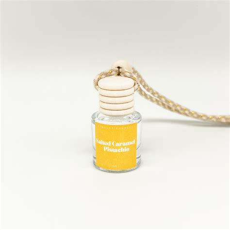 Salted Caramel Pistachio Car Diffuser Hanging Car Freshener Accessory