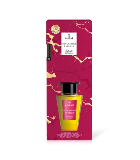 MIKADO PREMIUM AMBAR FRUITS ROUGE VANILLE 85ML Kcosmetique Grossiste