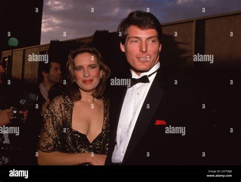 Christopher Reeve and Dana Reeve 1990 Credit: Ralph Dominguez/MediaPunch Stock Photo - Alamy