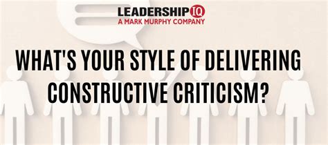 Constructive Criticism Quiz Whats Your Style Of Delivering Construct