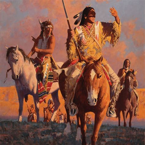 Comanche Ridge Native American Paintings Native American Artwork