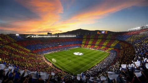 Netview News Camp Nou Con Lleno Total Para Champions Y El Cl Sico