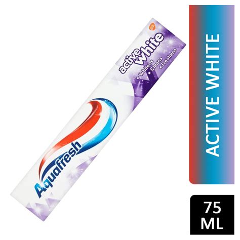 Aquafresh Toothpaste Active White 75ml Online Pound Store