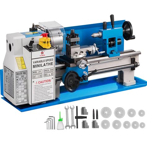 VEVOR Mini Metal Lathe 550W Variable Speed Metal Lathe 50 To 2500Rpm