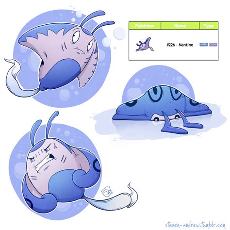 Pokedesign - Mantine by steven-andrew on DeviantArt