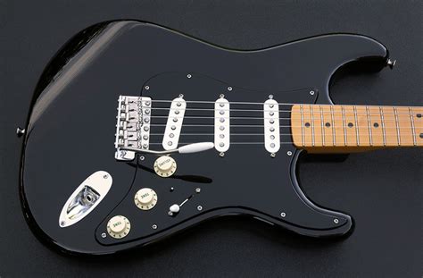 Custom Gilmour Black Strat Inspired Loaded Pickguard Assembly Package