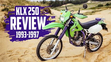 Kawasaki Klx 250 1993 1997 Old Model Review Youtube