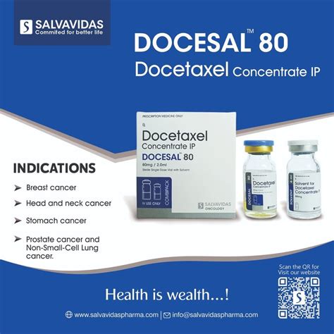 Docesal Docetaxel Injection Mg For Commercial Packaging