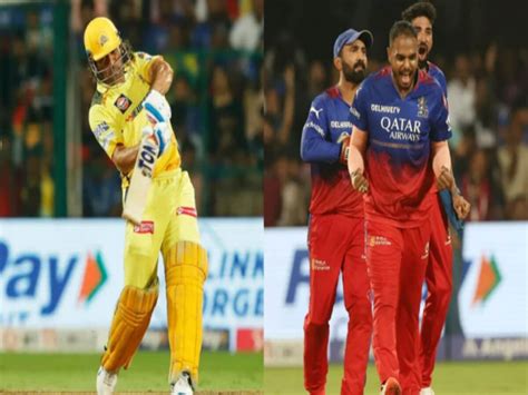 Rcb Vs Csk Last Over Thrill Ms Dhoni M Six To Yash Dayal Cleverness