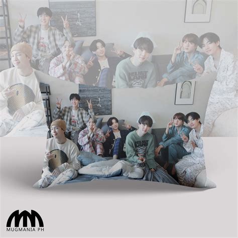 KPOP Mugmania Jungkook V Jimin Jin Suga RM JHope Pillow V6