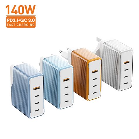 Vina New Tech Gan Pd W Super Fast Charger Type C Travel Adapter