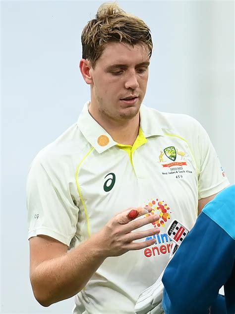 Australia Vs South Africa Cricket 2022 Cameron Green Hit Test Half