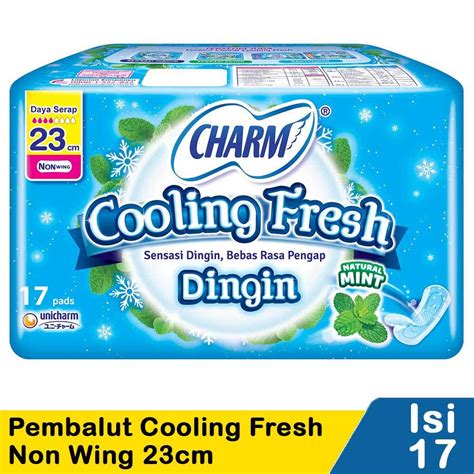 Jual Charm Comfort Cooling Fresh Non Wing 23cm Shopee Indonesia