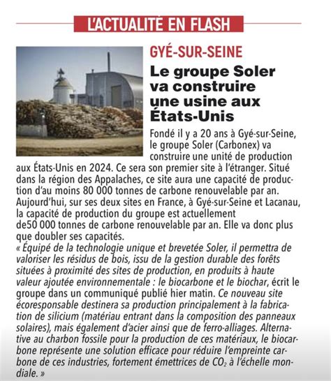 Le groupe Soler va construire une usine aux États Unis