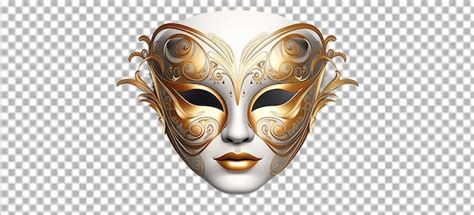 Premium Psd Carnival Mask On Transparent Background