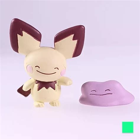 Pichu Ditto Transform Pokemon Gacha Mini Figure Japanese Nintendo Japan