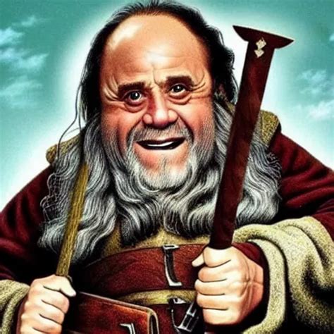 Danny Devito As Gimli From Lord Of The Rings Stable Diffusion