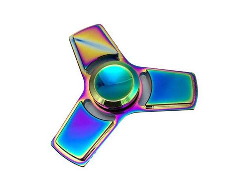 Metal Rainbow 3 Arm Wingback Fidget Spinner Shop Today Get It