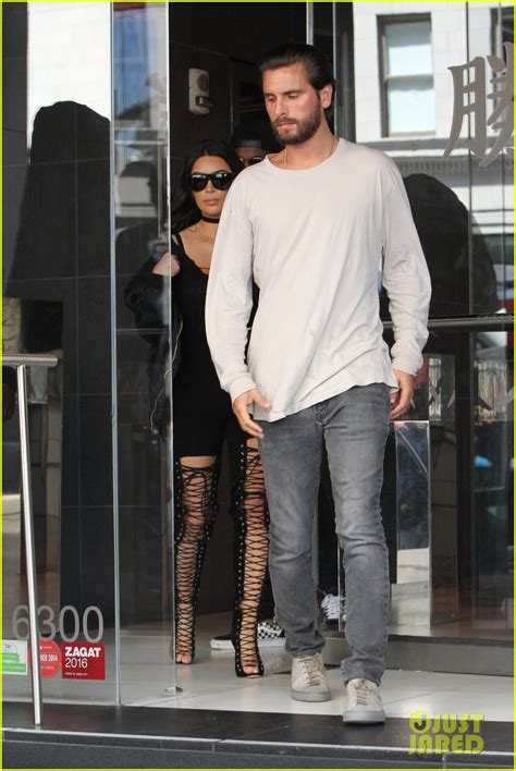 Kim Kardashian Grabs Lunch With Scott Disick In Hollywood Photo 3653449 Kim Kardashian Scott