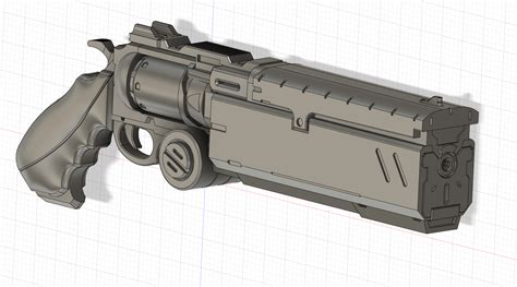 3d File Vashs Pistol From Trigun Stampede 🔫・3d Print Object To