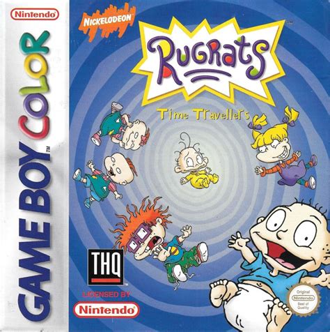 Rugrats Time Travelers 1999 Game Boy Color Box Cover Art Mobygames