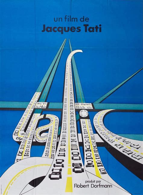 The Famous French Poster For Jacques Tatis Trafic 1971 Franse