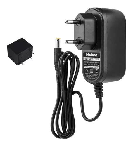 Kit de fuente de alimentación y relé Intelbras Ef 1201 Bivolt de 12 V