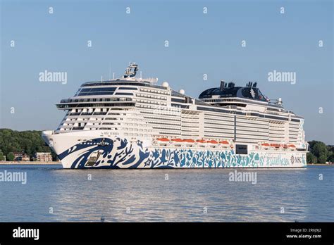 Kiel Germany Th June The Lng Fueled Cruise Ship Msc Euribia