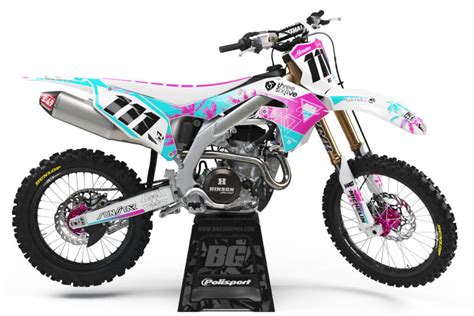 Kawasaki Miami Semi Custom Motocross Graphics Bikegraphix