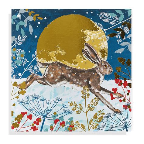 Leaping Hare Christmas Card 10 Pack Oxfam Gb Oxfams Online Shop