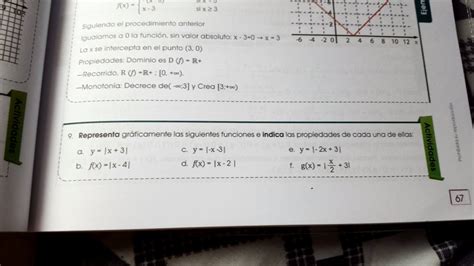 Por Favor Ayuda Representar Graficamente Las Siguientes Fuciones E