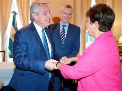 Alberto Fernández Mantuvo Un Encuentro Bilateral Con Kristalina Georgieva La 100