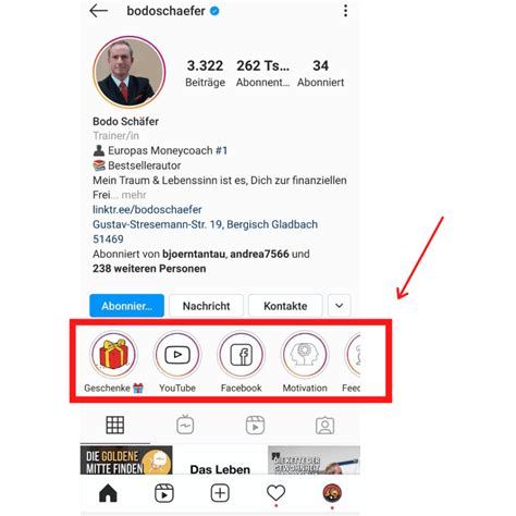 Links Auf Instagram Teilen Einf Gen Wege Story Swipe Up Bio