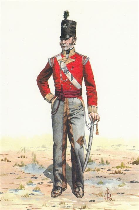 Ufficiale Del Rgt Fanteria Inglese Oxford Light Infantry