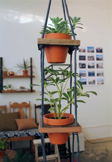 DIY Tiered Hanging Terracotta Pots Home Design Garden Architecture